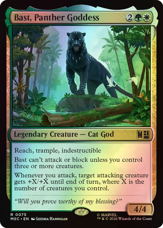Bast, Panther Goddess - Surge Foil (MSC) #75 [EN/F]