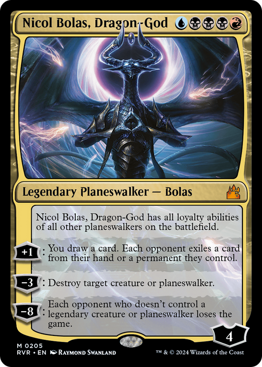 Nicol Bolas, Dragon-God (RVR) #205 [EN/N] s/o