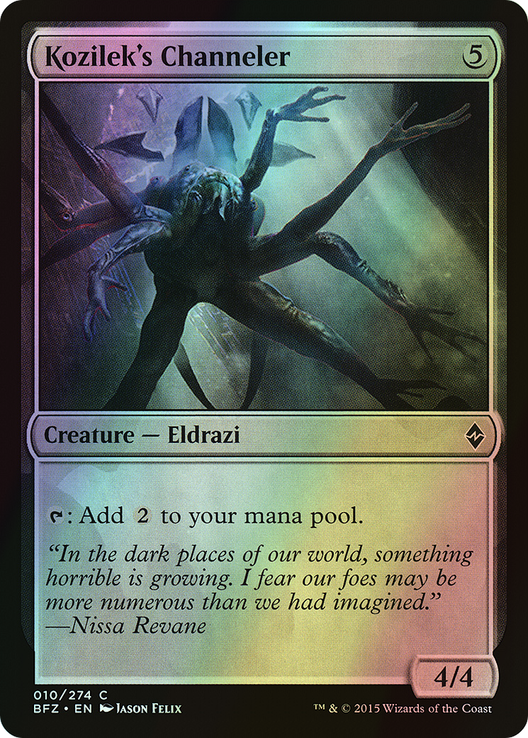 Kozilek's Channeler (BFZ) #10 [EN/F] s/o
