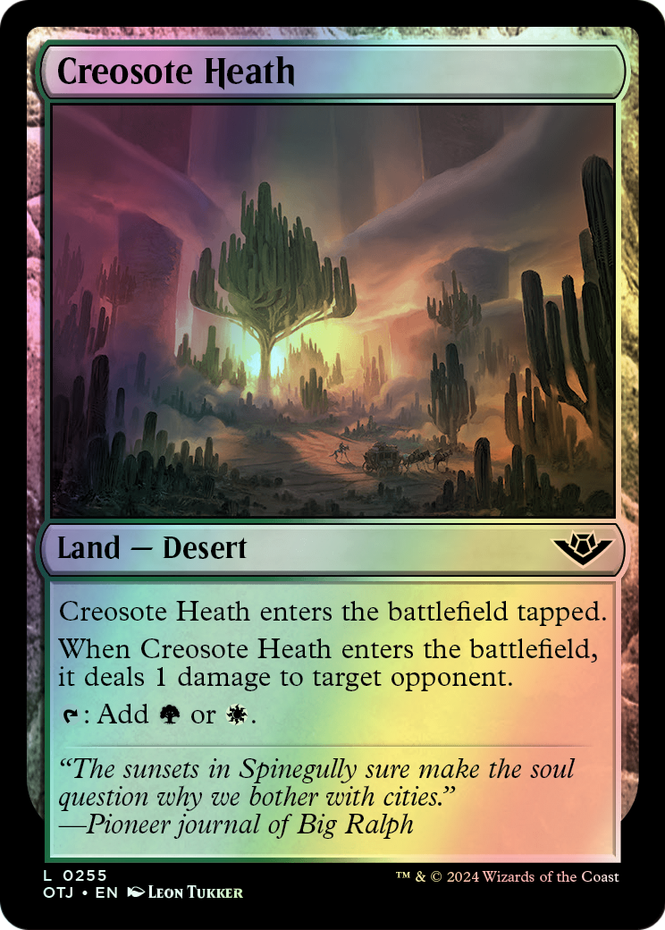 Creosote Heath (OTJ) #255 [EN/F]