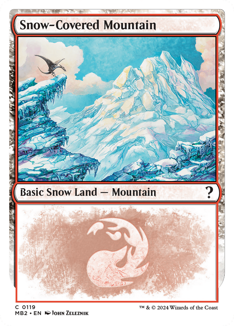 Snow-Covered Mountain (MB2) #119 [EN/N] s/o