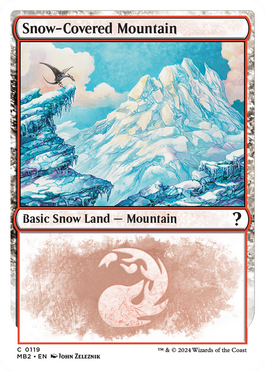 Snow-Covered Mountain (MB2) #119 [EN/N] s/o