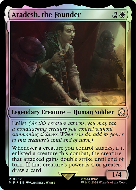 Aradesh, the Founder - Surge Foil (PIP) #537 [EN/F] s/o