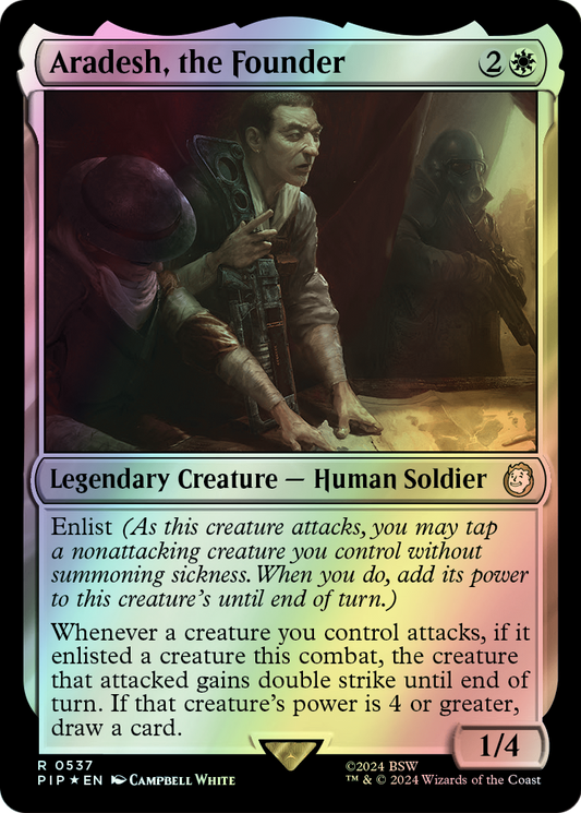 Aradesh, the Founder - Surge Foil (PIP) #537 [EN/F] s/o