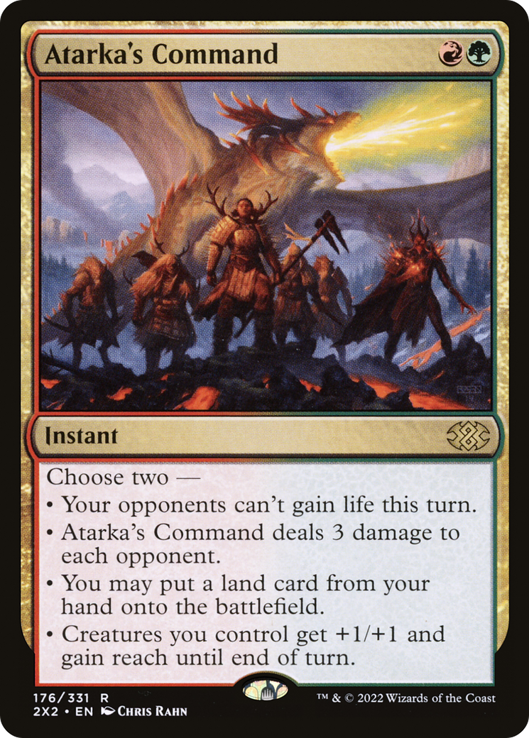 Atarka's Command (2X2) #176 [EN/N] s/o