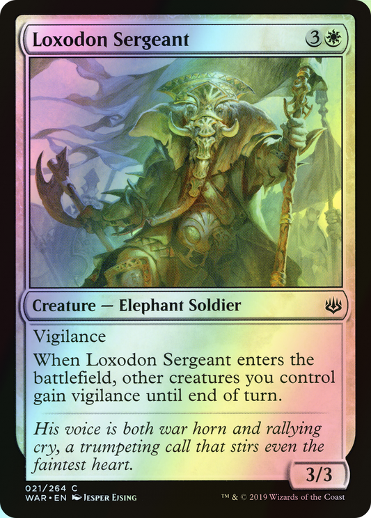 Loxodon Sergeant (WAR) #21 [EN/F]