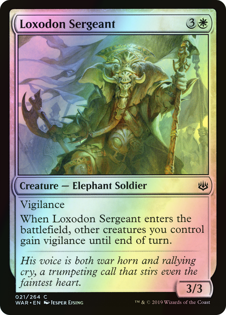 Loxodon Sergeant (WAR) #21 [EN/F]