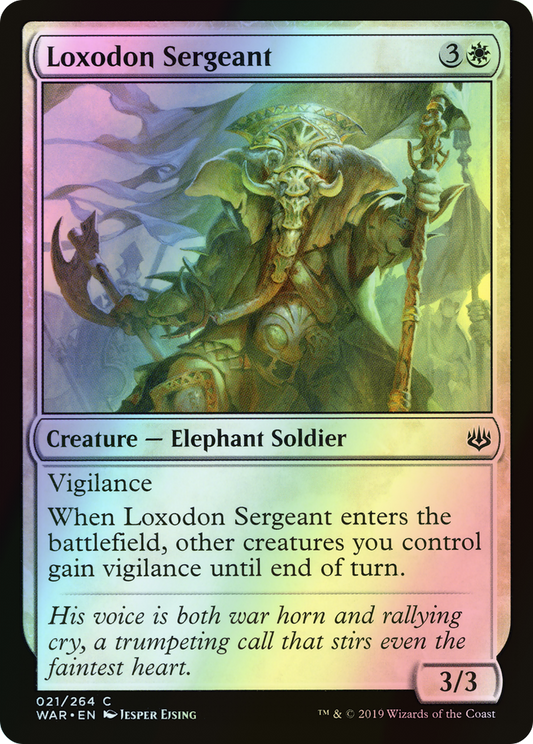 Loxodon Sergeant (WAR) #21 [EN/F]