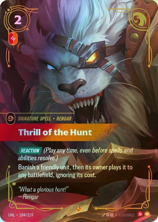 Thrill of the Hunt (UNL) #184 [EN/F] s/o
