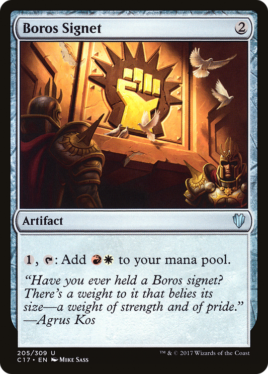Boros Signet (C17) #205 [EN/N] s/o