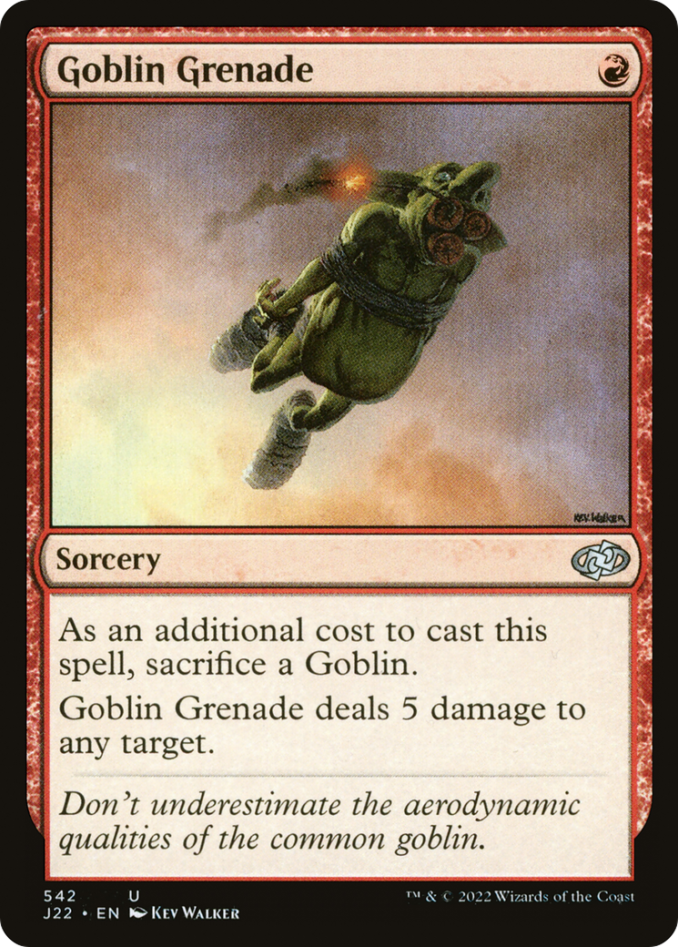 Goblin Grenade (J22) #542 [EN/N] s/o