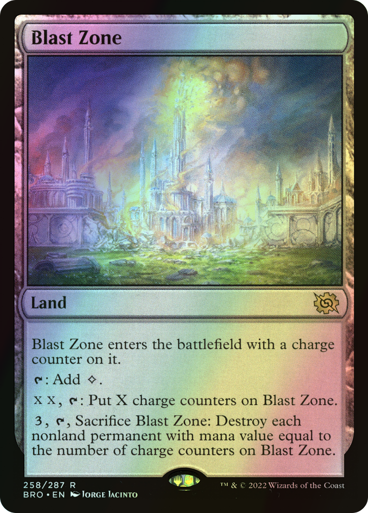 Blast Zone (BRO) #258 [EN/F] s/o
