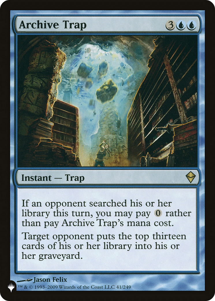 Archive Trap (PLST) #ZEN-41 [EN/N]