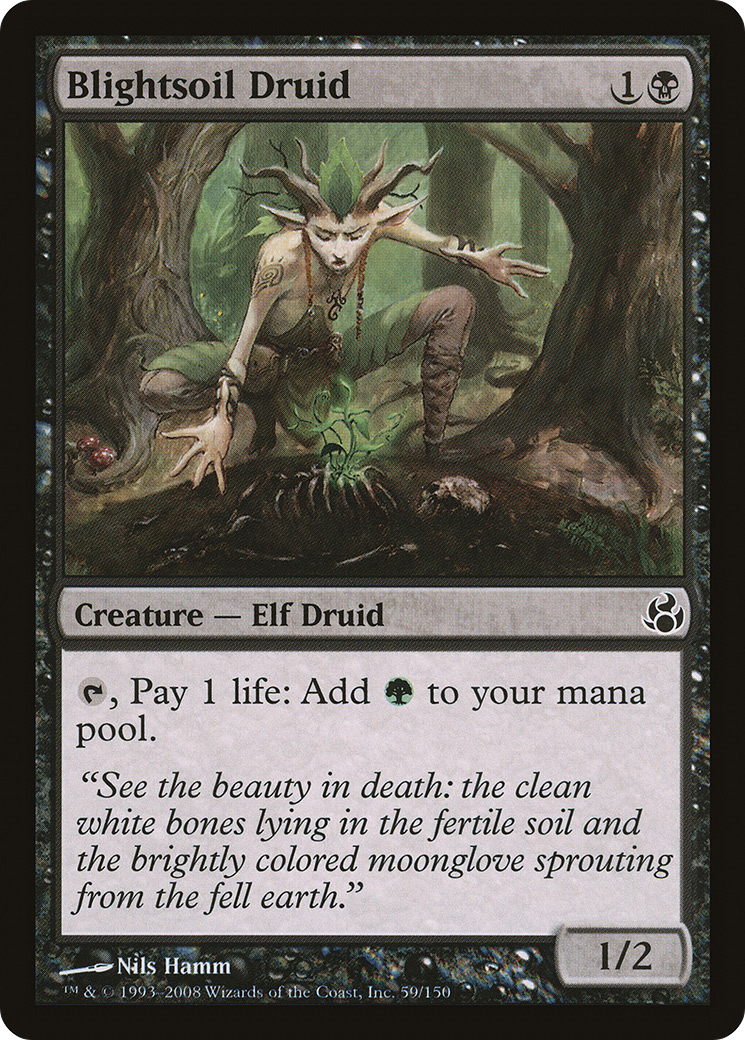 Blightsoil Druid (MOR) #59 [EN/N]