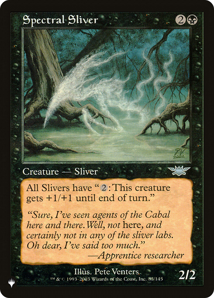 Spectral Sliver (PLST) #LGN-83 [EN/N] s/o