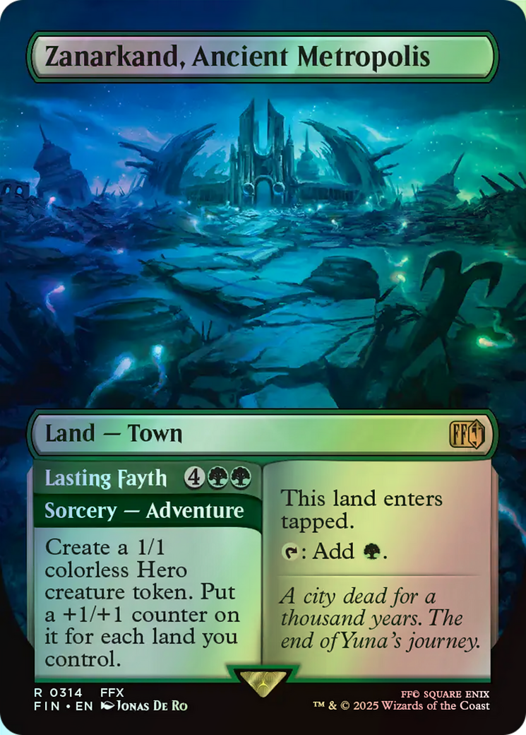 Zanarkand, Ancient Metropolis // Lasting Fayth (FIN) #314 [EN/F] s/o