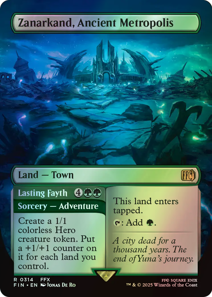 Zanarkand, Ancient Metropolis // Lasting Fayth (FIN) #314 [EN/F] s/o