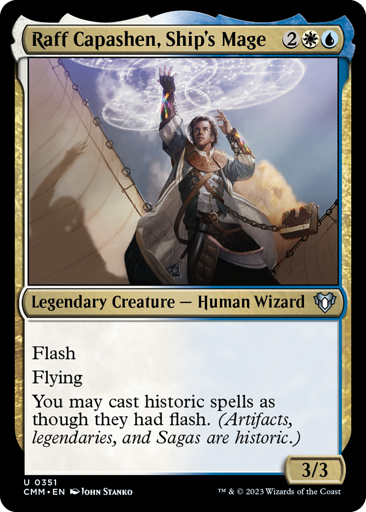 Raff Capashen, Ship's Mage (CMM) #351 [EN/N] s/o