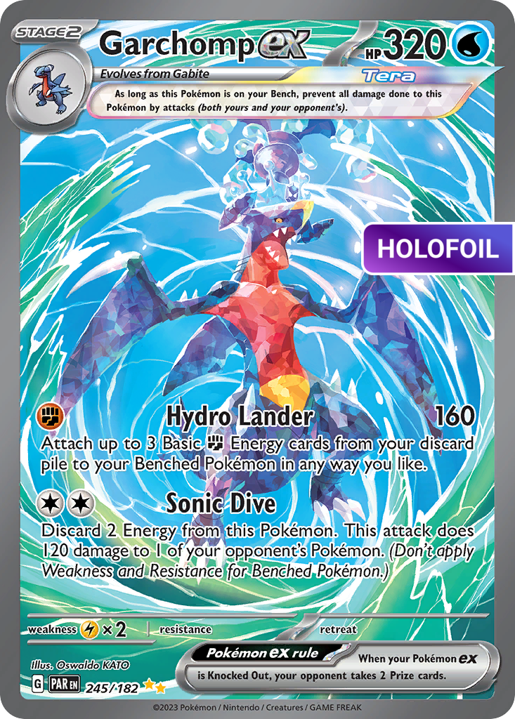 Garchomp ex - 245/182 (PAR) #245 [EN/H] s/o