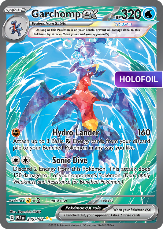 Garchomp ex - 245/182 (PAR) #245 [EN/H] s/o