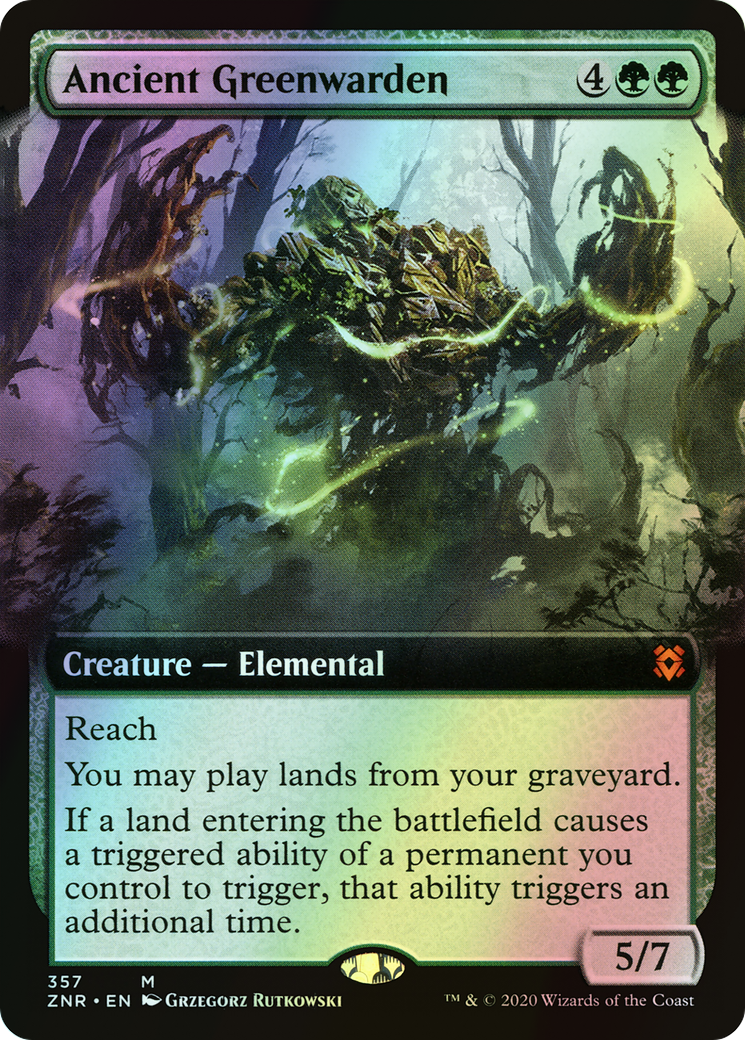 Ancient Greenwarden (ZNR) #357 [EN/F]
