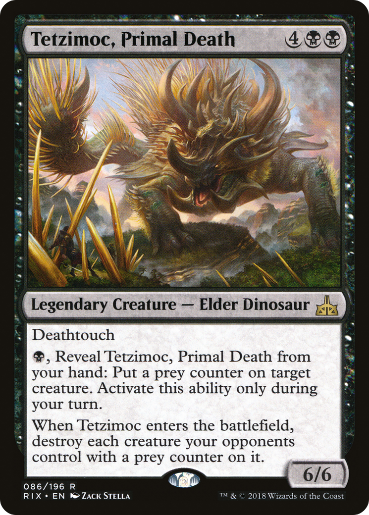 Tetzimoc, Primal Death (RIX) #86 [EN/N]