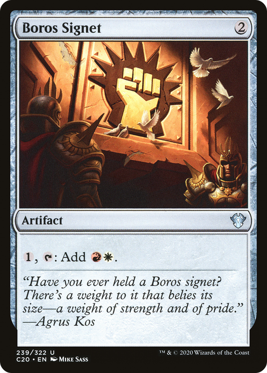 Boros Signet (C20) #239 [EN/N] s/o