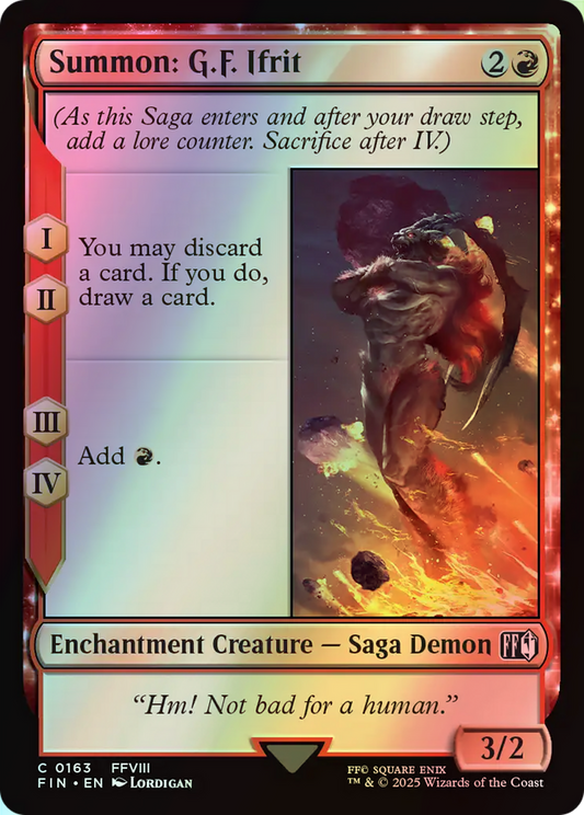 Summon: G.F. Ifrit (FIN) #163 [EN/F]