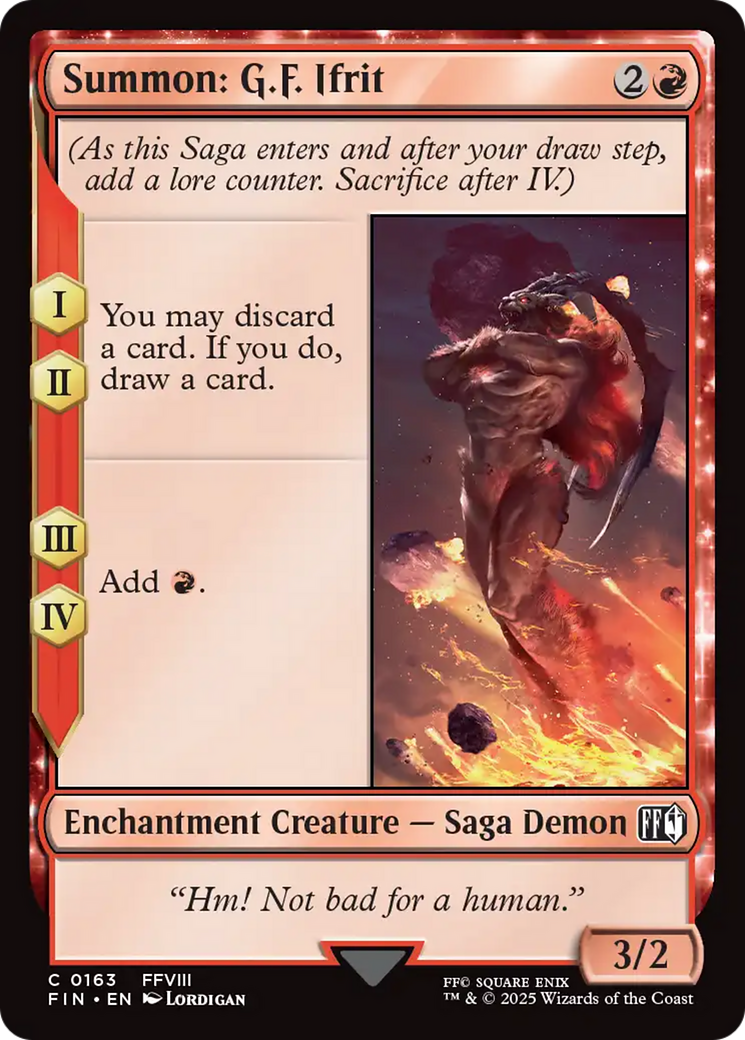 Summon: G.F. Ifrit (FIN) #163 [EN/N]