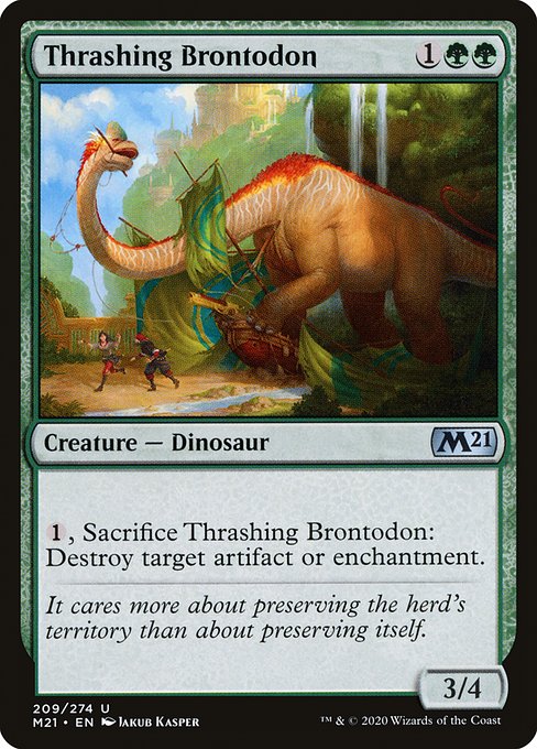 Thrashing Brontodon (M21) #209 [EN/N]