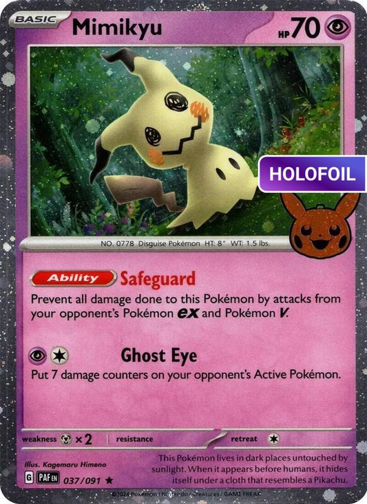 Mimikyu - 037/091 (Cosmos Holo) (TTBB24) #037_V1 [EN/H] s/o