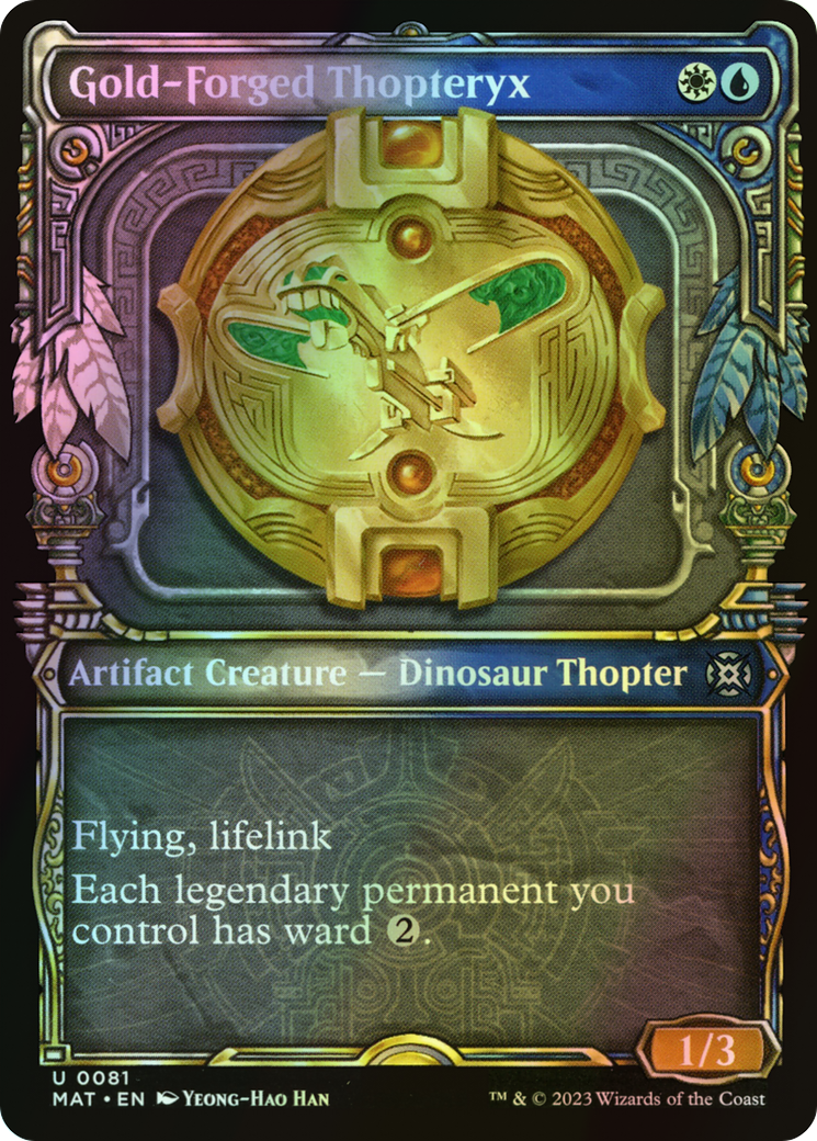 Gold-Forged Thopteryx (MAT) #81 [EN/F] s/o