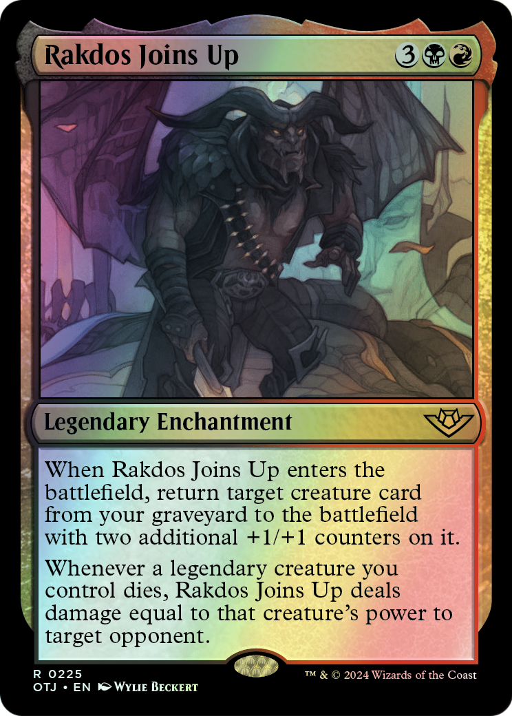 Rakdos Joins Up (OTJ) #225 [EN/F] s/o