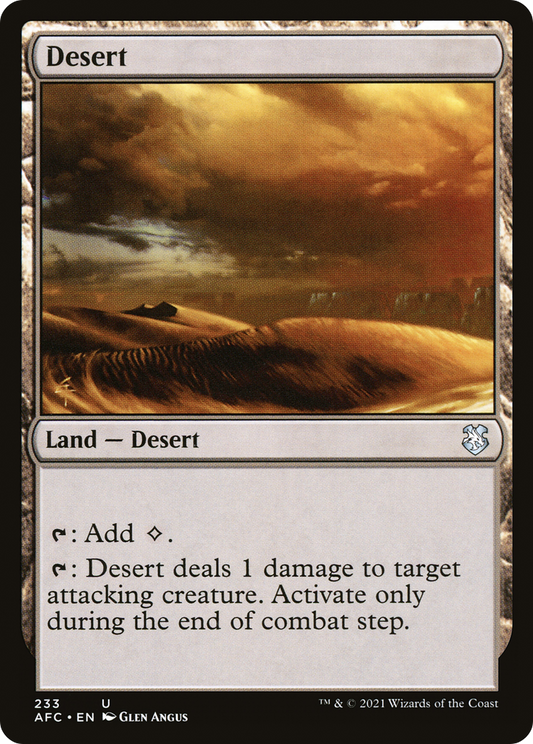 Desert (AFC) #233 [EN/N]