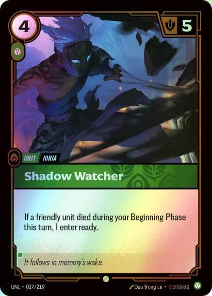 Shadow Watcher (UNL) #037 [EN/F]