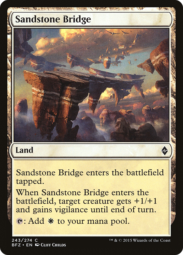 Sandstone Bridge (BFZ) #243 [EN/N] s/o