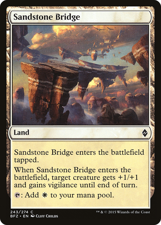 Sandstone Bridge (BFZ) #243 [EN/N] s/o