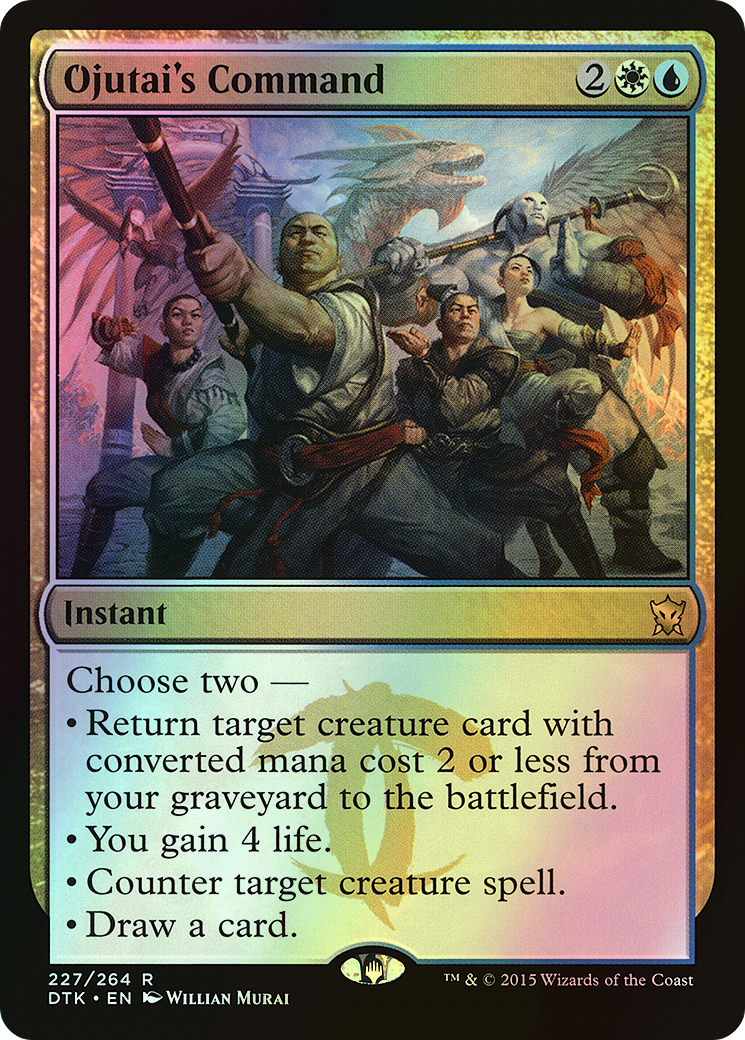 Ojutai's Command (DTK) #227 [EN/F]