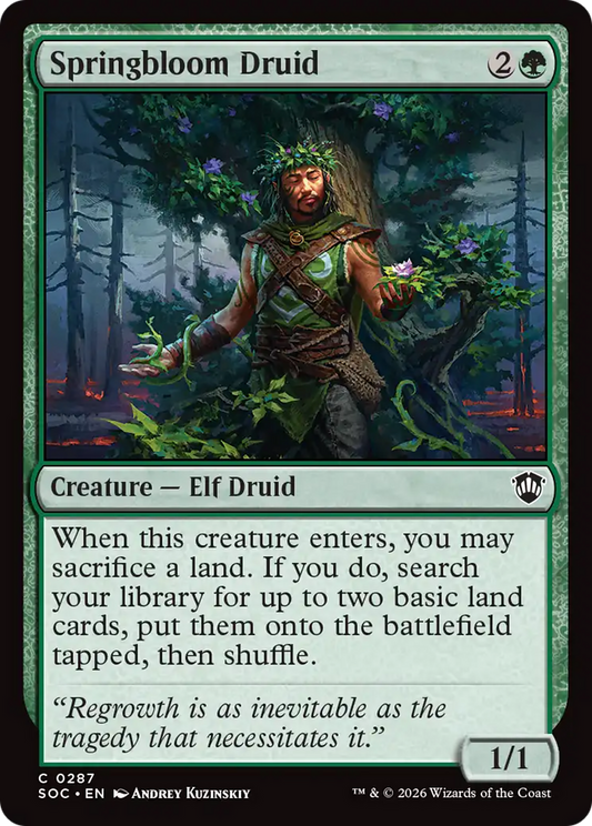 Springbloom Druid (SOC) #287 [EN/N]