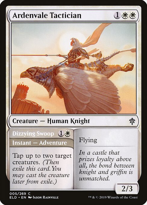 Ardenvale Tactician // Dizzying Swoop (ELD) #5 [EN/N]