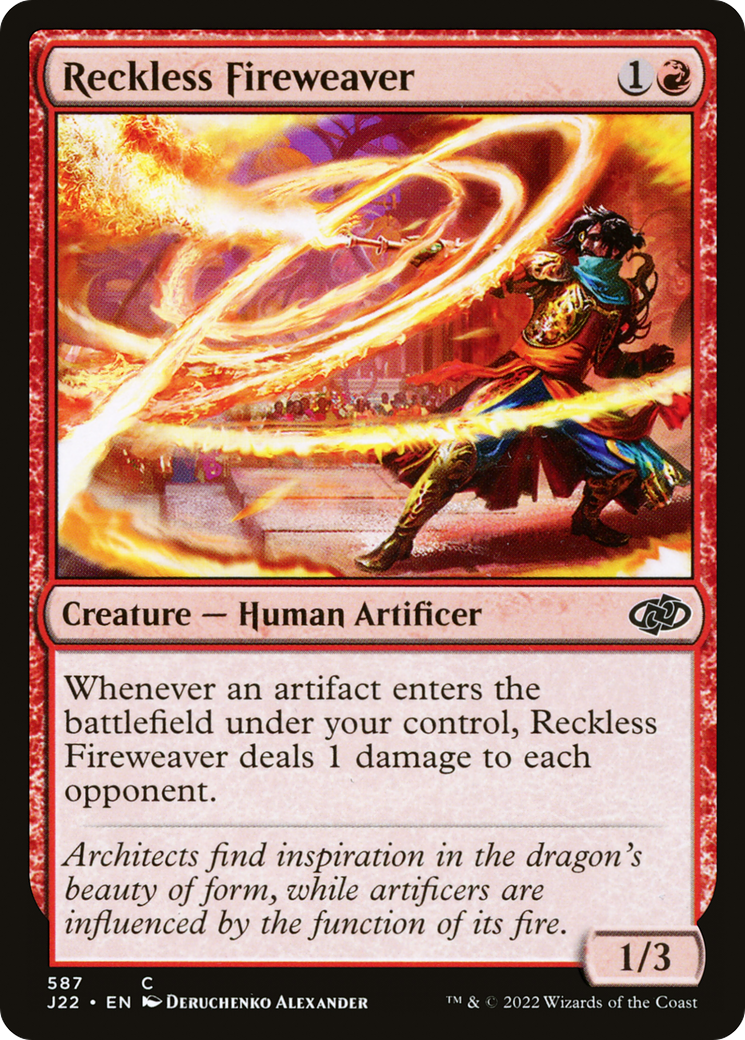 Reckless Fireweaver (J22) #587 [EN/N]