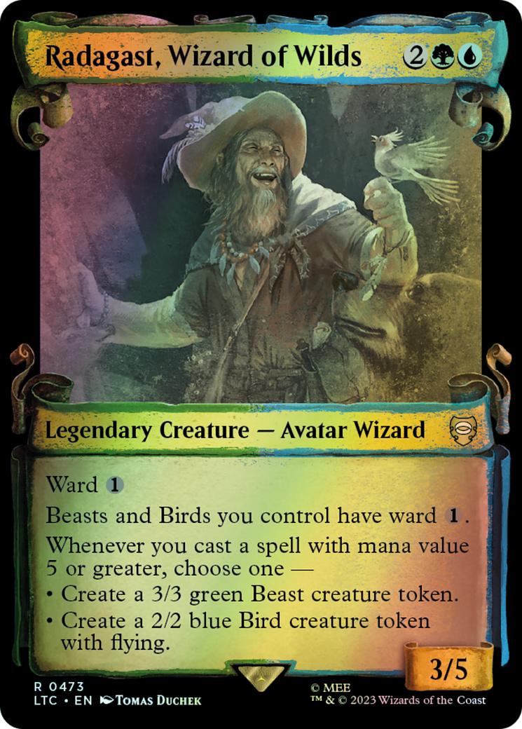 Radagast, Wizard of Wilds - Silver Foil (LTC) #473 [EN/F] s/o