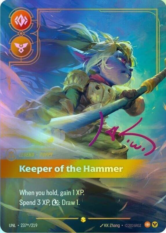 Poppy - Keeper of the Hammer (Signature) (UNL) #237* [EN/F]