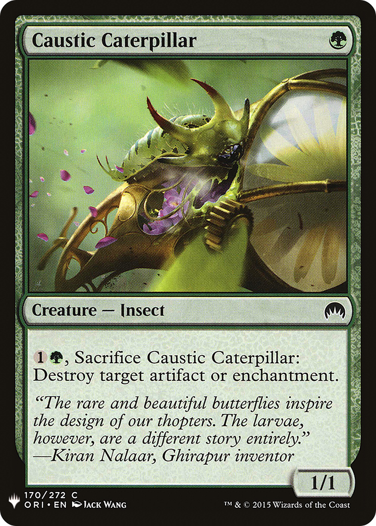 Caustic Caterpillar (PLST) #ORI-170 [EN/N]