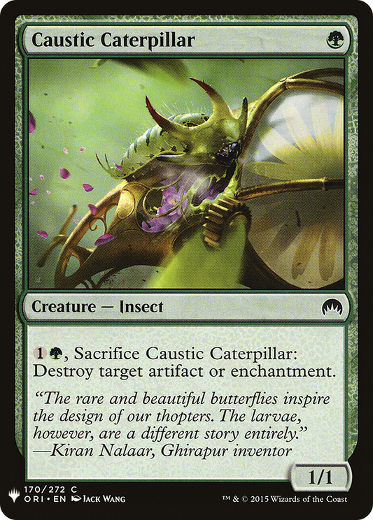 Caustic Caterpillar (PLST) #ORI-170 [EN/N]