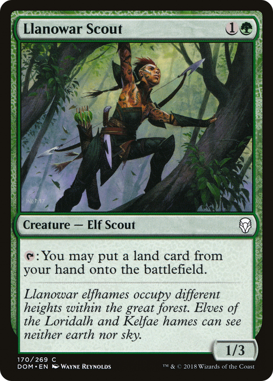 Llanowar Scout (DOM) #170 [EN/N]