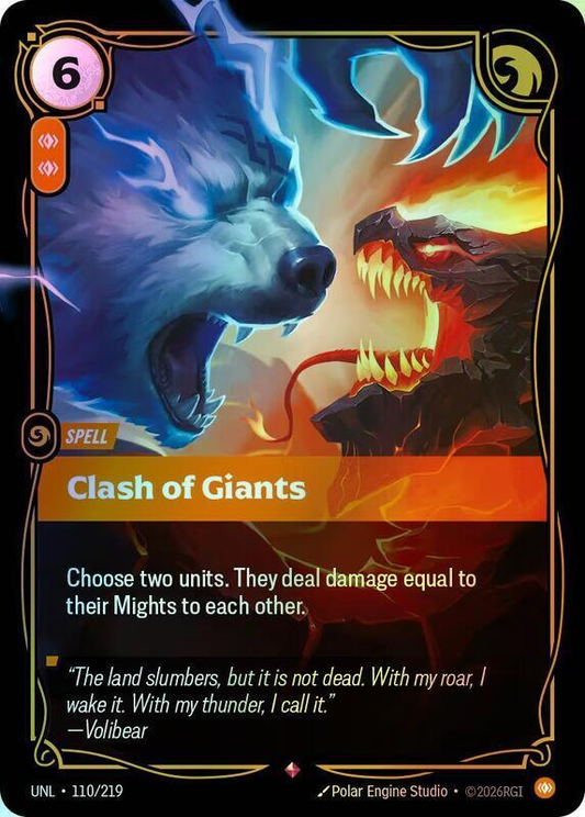 Clash of Giants (UNL) #110 [EN/F]