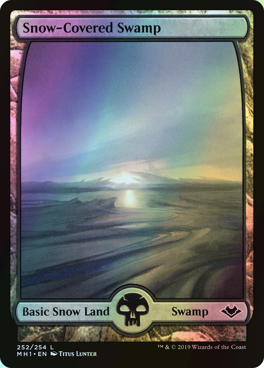 Snow-Covered Swamp (MH1) #252 [EN/F]