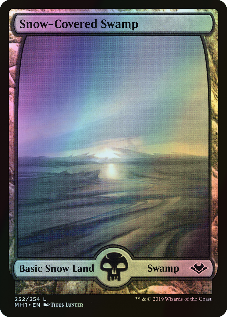 Snow-Covered Swamp (MH1) #252 [EN/F]