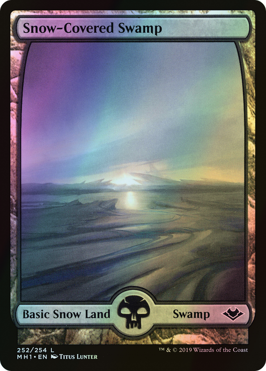 Snow-Covered Swamp (MH1) #252 [EN/F]
